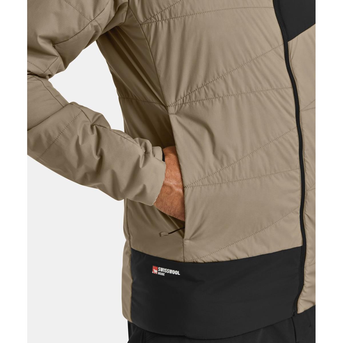 Ortovox Swisswool Piz Duan Jacket Man grey sand