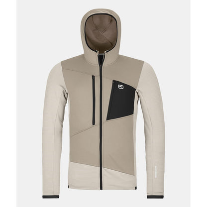 Ortovox Fleece Grid Hoody Man white chalk
