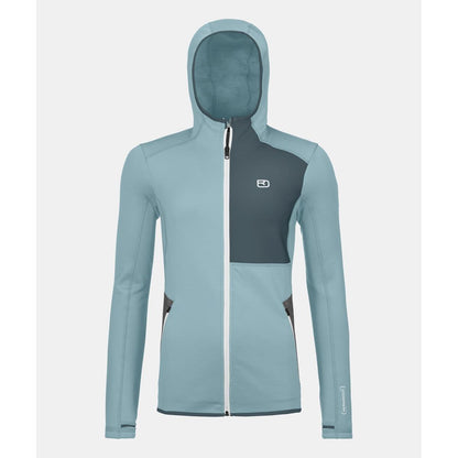 Ortovox Fleece Hoody Women glacier grey