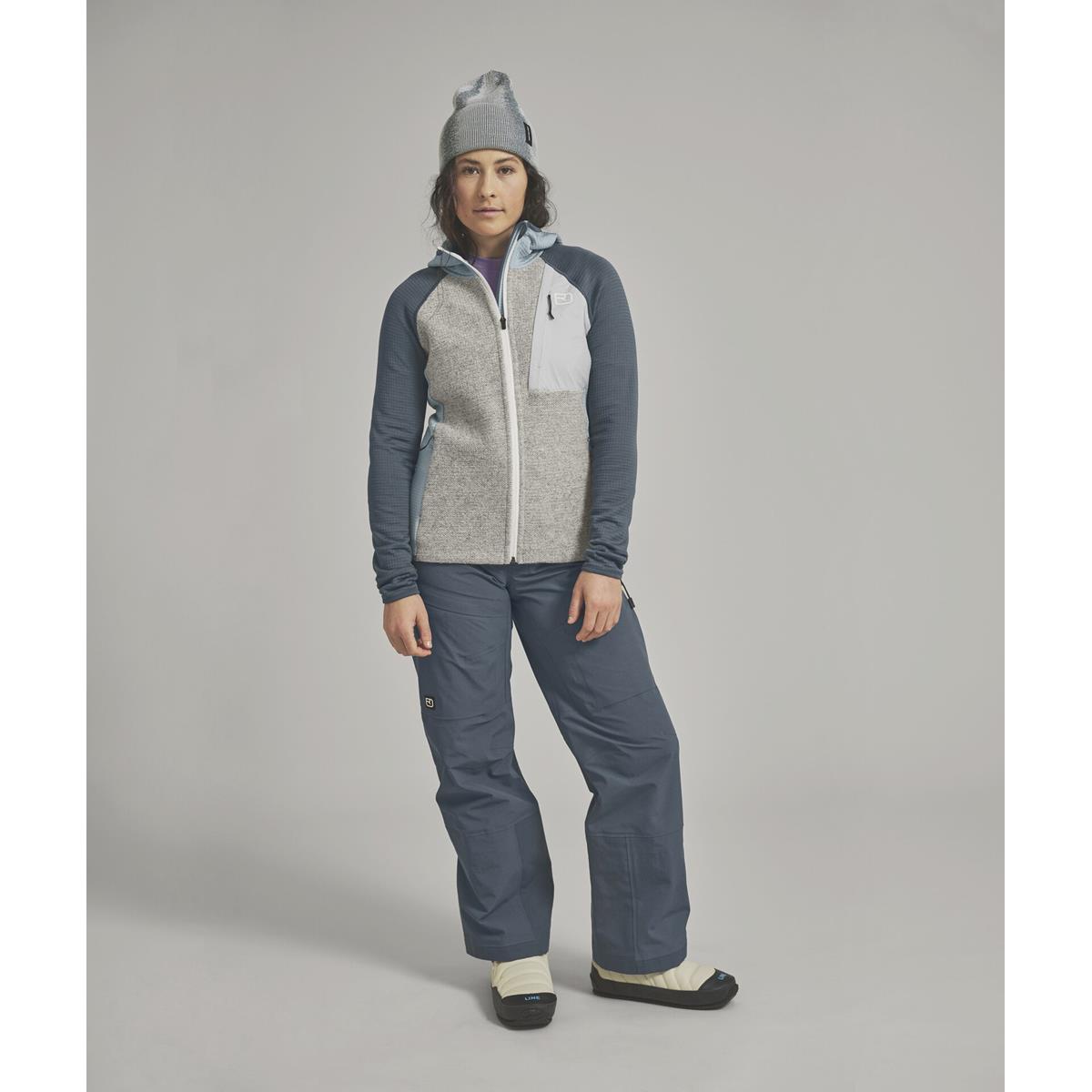 Ortovox Fleece GP Classic Knit Hoody Women glacier grey, Bild 3 von 6