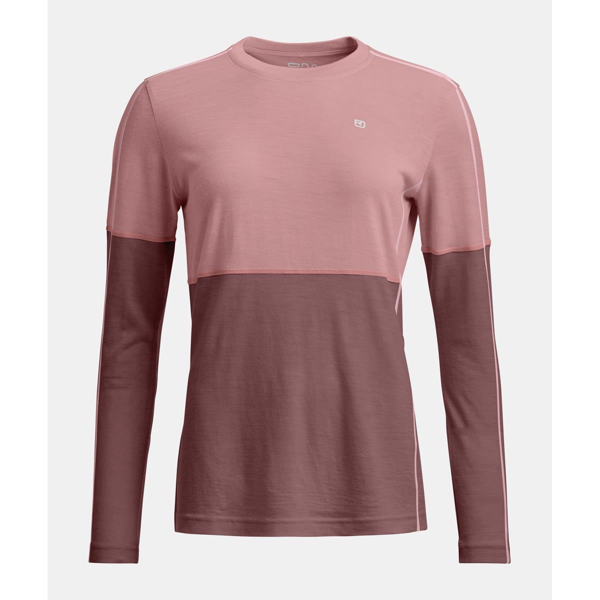 Ortovox 185 Rock'n'Wool Longesleeve Women dusk rose