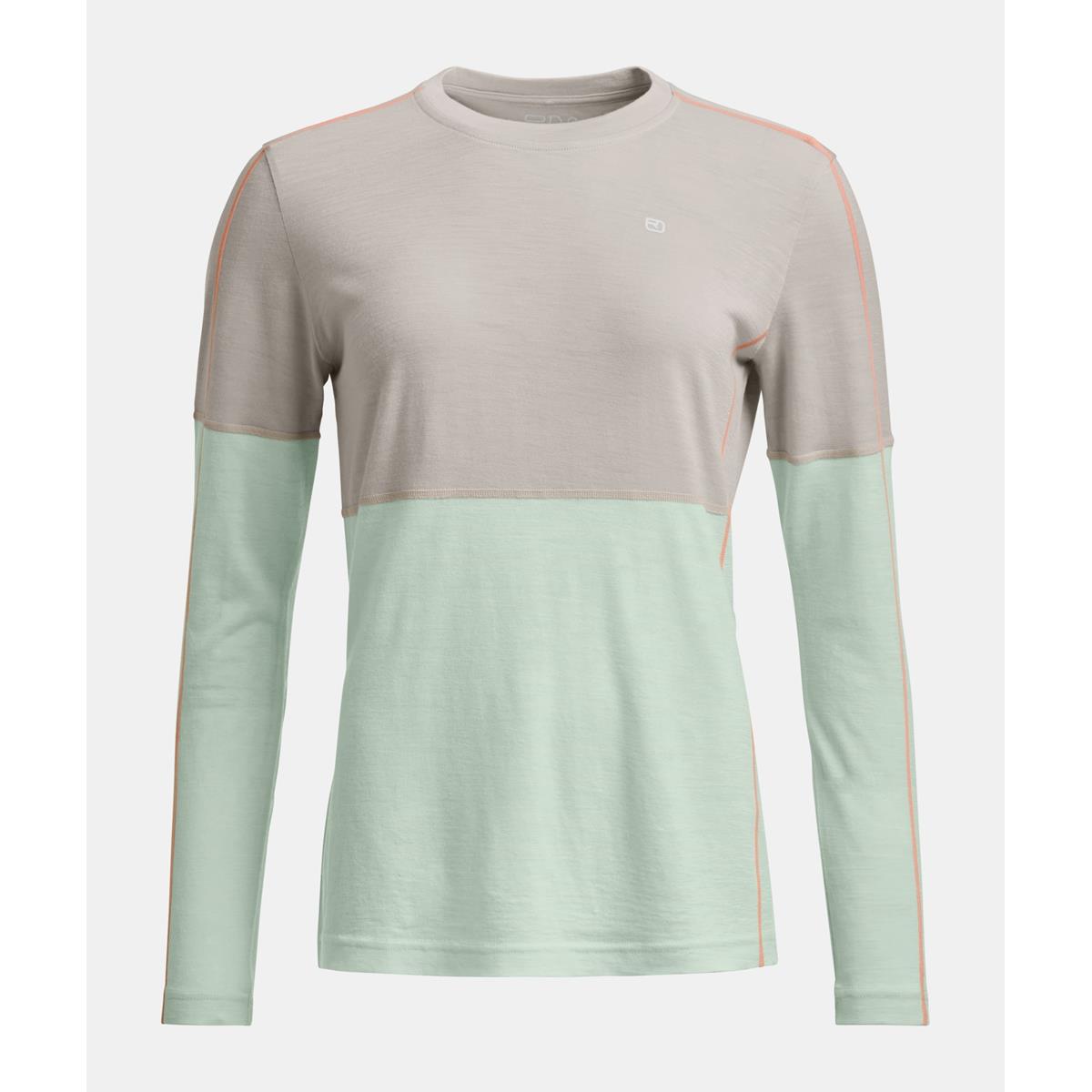Ortovox 185 Rock'n'Wool Longesleeve Women white tea