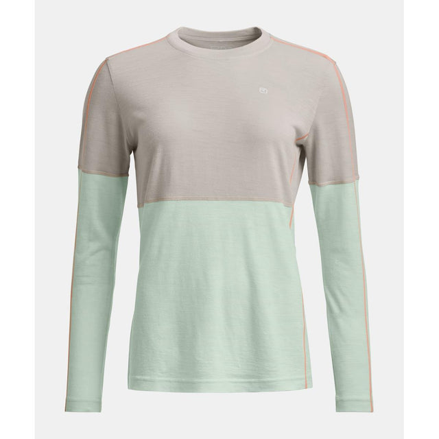 Ortovox 185 Rock'n'Wool Longesleeve Women white tea