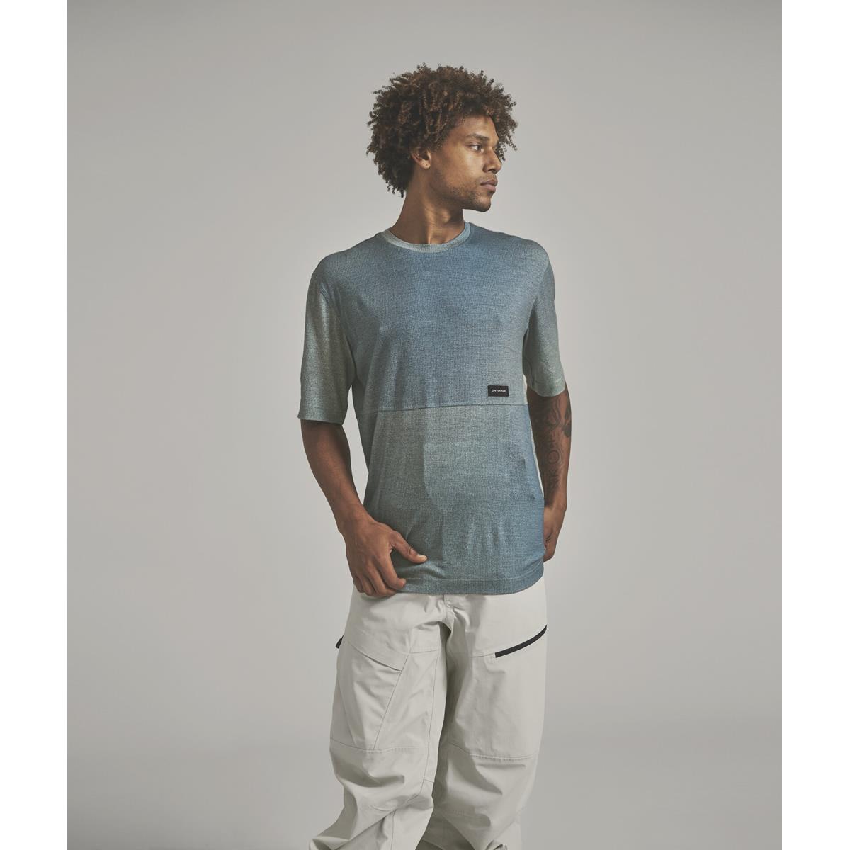 Ortovox 185 Merino Patch Print T-Shirt Men aop green sage