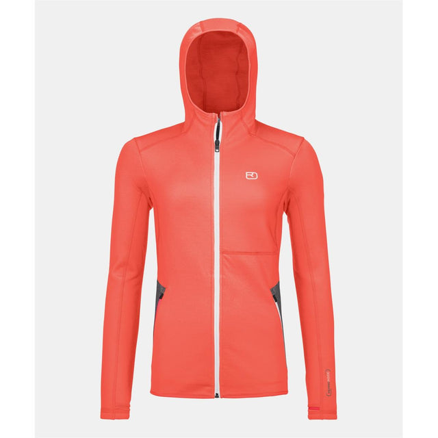 Ortovox Fleece Hoody W coral