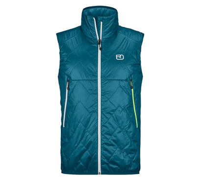 Ortovox Swisswool Piz Vial Vest Men - petrol blue