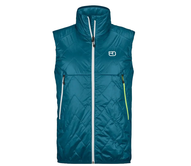 Ortovox Swisswool Piz Vial Vest Men - petrol blue
