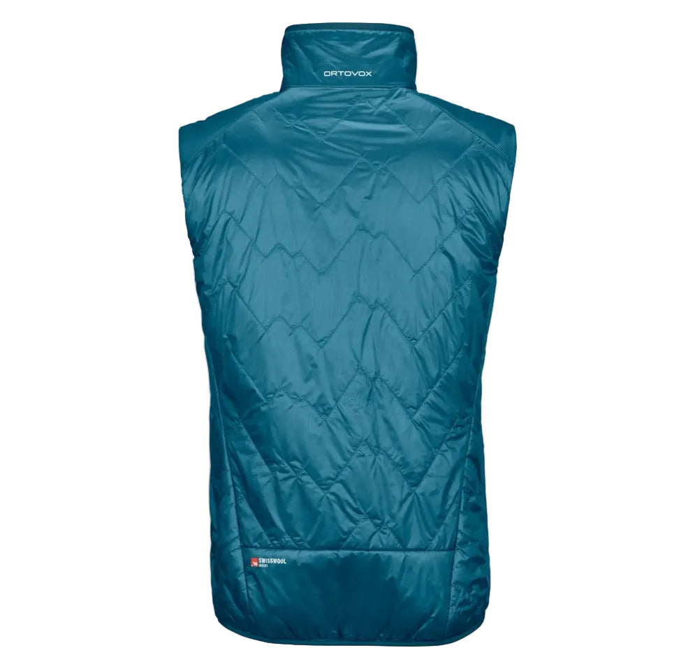 Ortovox Swisswool Piz Vial Vest Men - petrol blue