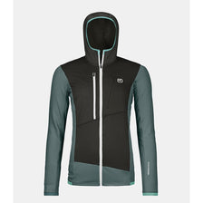 Ortovox - FLEECE GRID HOODY - dark arctic grey - Damen