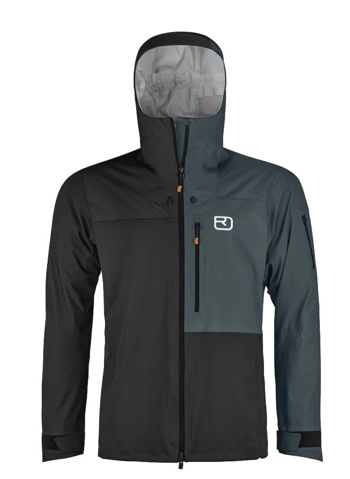 Ortovox 3L Ortler Jacket Men - black raven