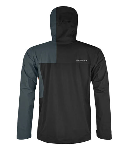 Ortovox 3L Ortler Jacket Men - black raven