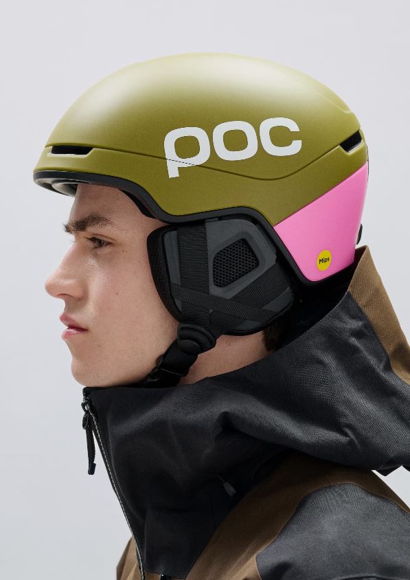 POC Obex Contour olivine green matt thulite pink matt