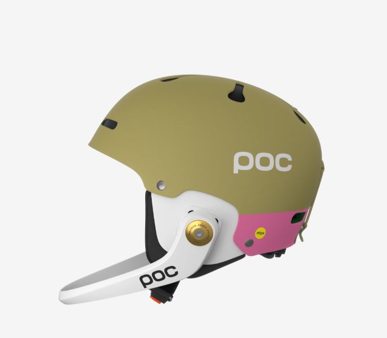 POC Arctic SL MIPS olivine green matt thulite pink matt