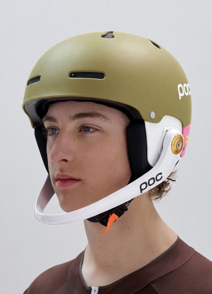 POC Arctic SL MIPS olivine green matt thulite pink matt