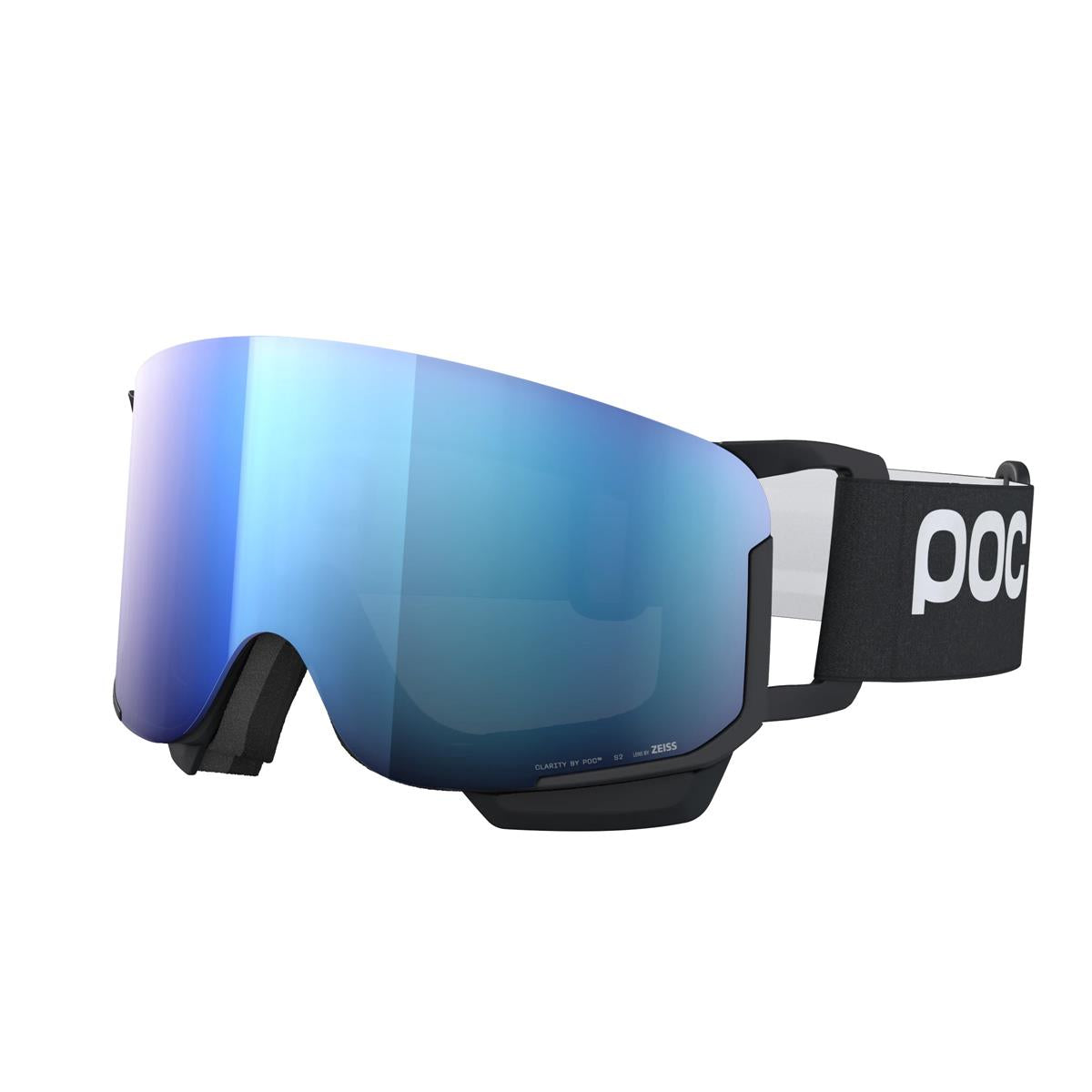 POC Nexal Mid Skibrille Uranium Black / Partly Sunny Orange CAT. 2
