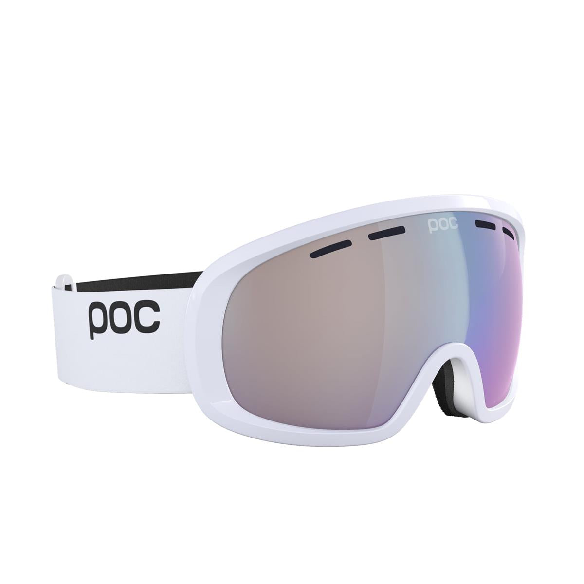 POC Fovea Mid Photocromic Skibrille Hydrogen White / Photocromic / Changeable Sky Blue