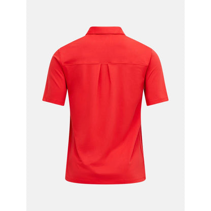 Peak Performance W Comfort Zip Polo Women brilliant red