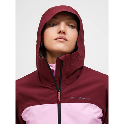Peak Performance W Trail Hipe 2.5L Shell Jacket Women obscure morning dew