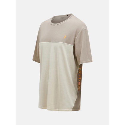 Peak Performance M Trail Wool Blend Shortsleeve Men avid beige sand fog
