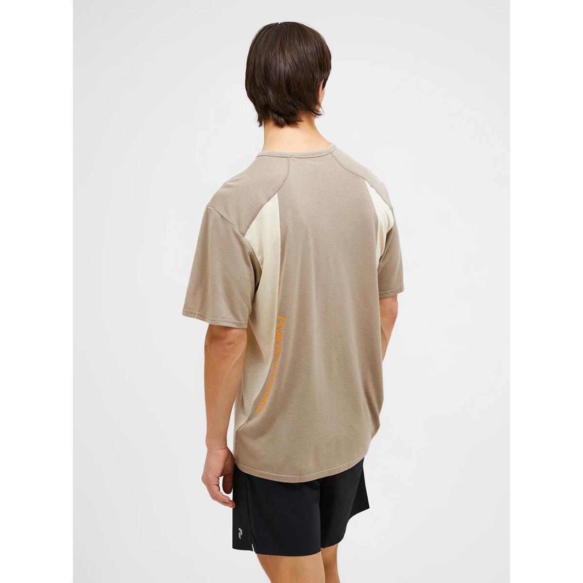 Peak Performance M Trail Wool Blend Shortsleeve Men avid beige sand fog