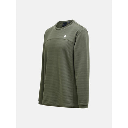 Peak Performance M Trail Polartec Power Grid Crew Men pine needle