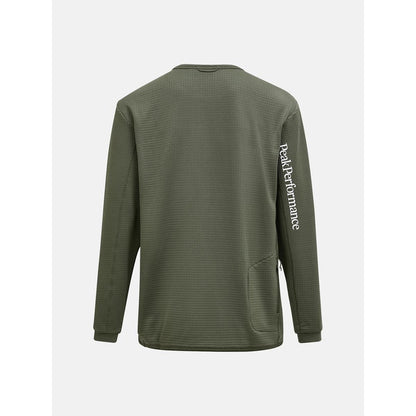 Peak Performance M Trail Polartec Power Grid Crew Men pine needle