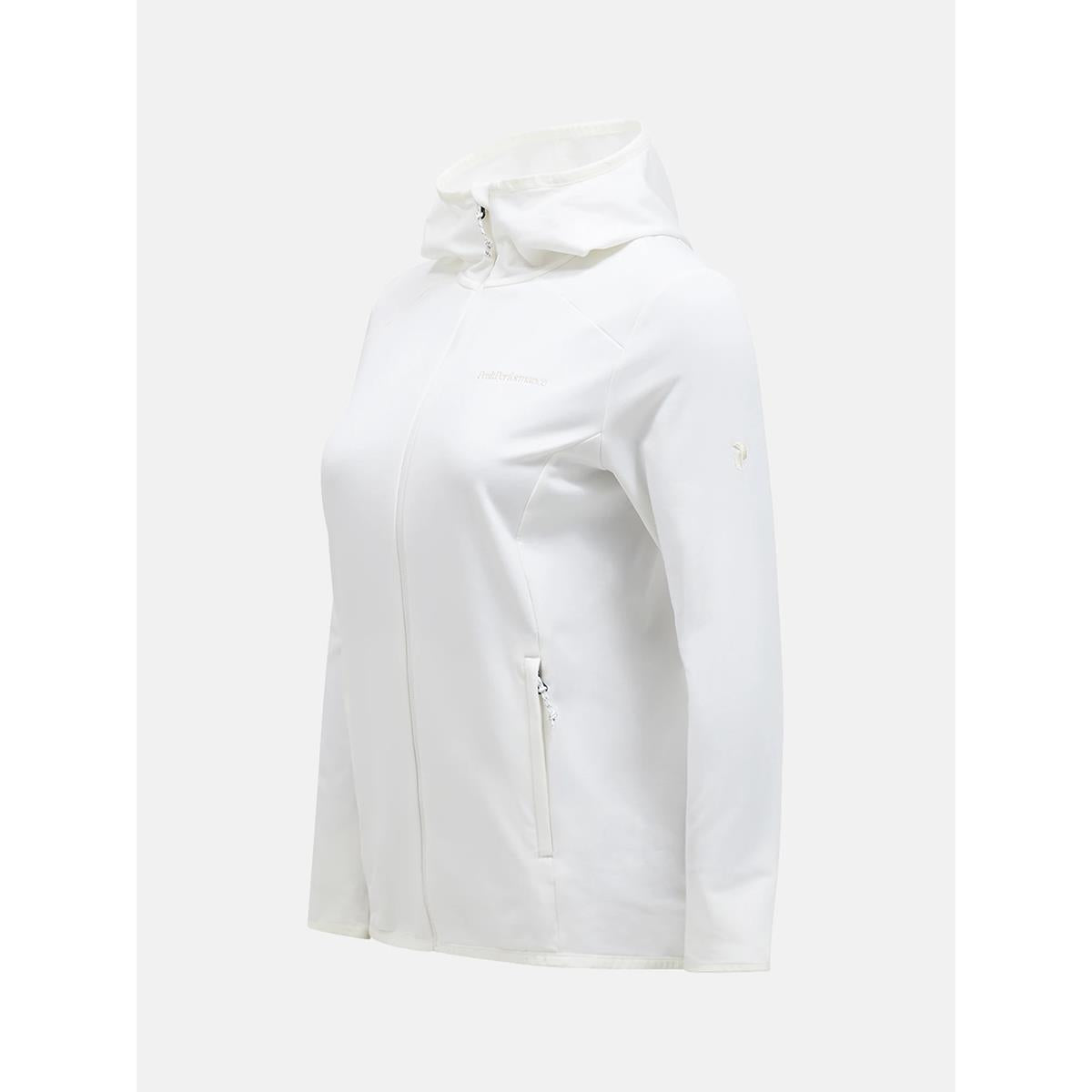 Peak Performance W Light Zip Hood Women offwhite