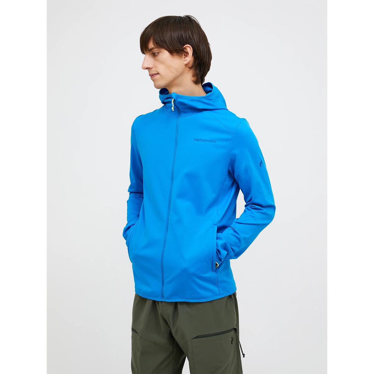 Peak Performance M Light Zip Hood Men brilliant blue, image 4 of 8