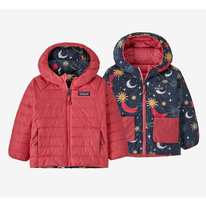 Patagonia Baby Reversible Down Sweater Hoody cosmic sea new navy Kinder Daunenjacke