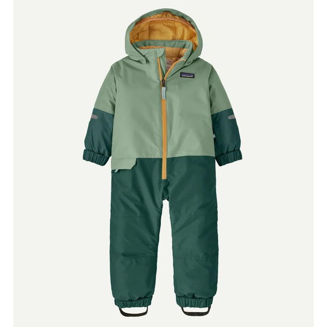 Patagonia Baby Snow Pile ellwood green Kinder Schneeanzug