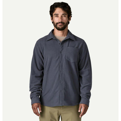 Patagonia M`S Micro D Shirt smolder blue Herren Fleecehemd