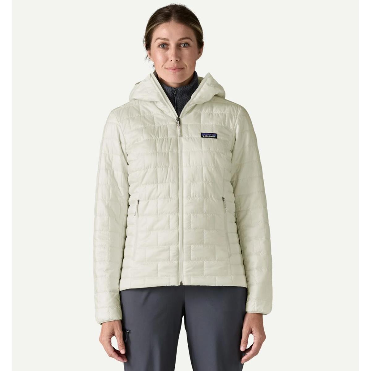 Patagonia W`s Nano Puff Hoody birch white Damen Isolationsjacke