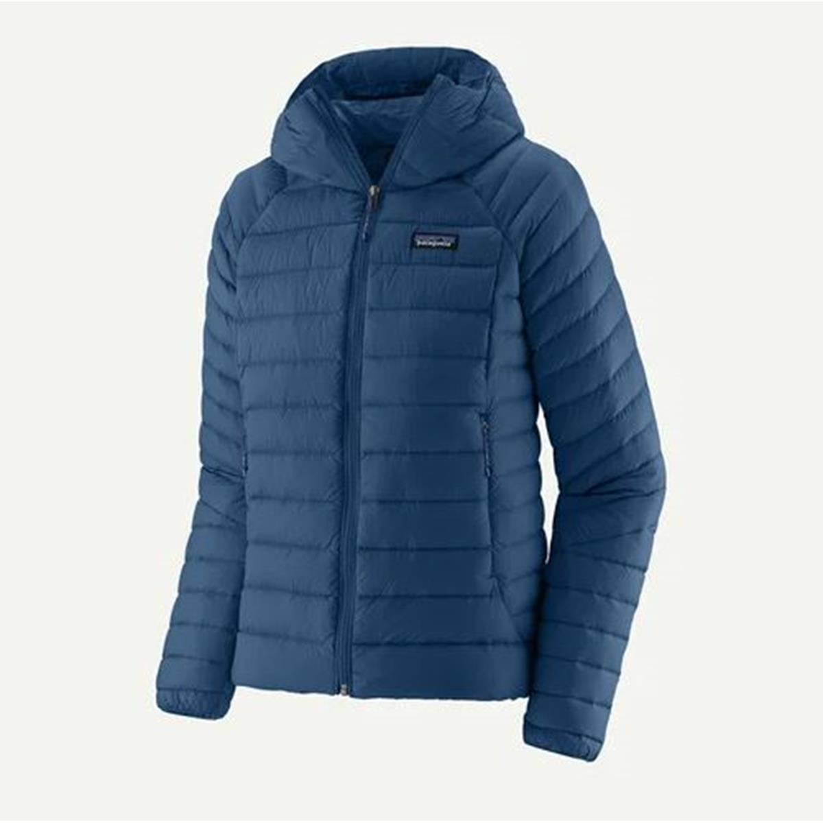 Patagonia W`s Down Sweater Hoody clement blue Damen Isolationsjacke