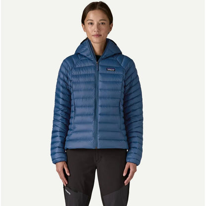 Patagonia W`s Down Sweater Hoody clement blue Damen Isolationsjacke