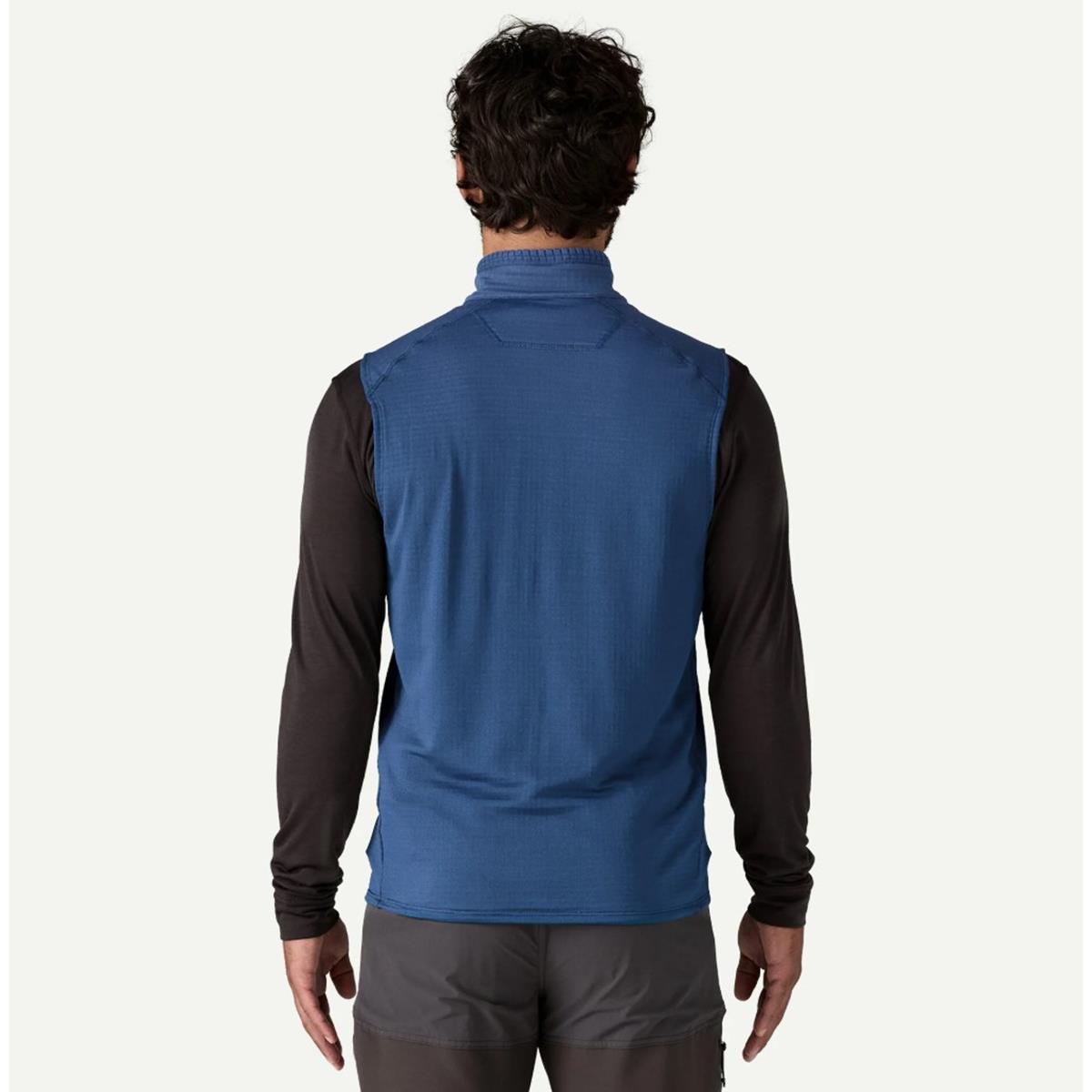 Patagonia M`s R1 Vest clement blue Herren Fleeceweste, image 3 of 4