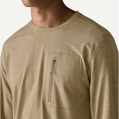 Patagonia M L/S Cap Cool Sun Shirt light seabird grey x-dye Herren Longsleeve