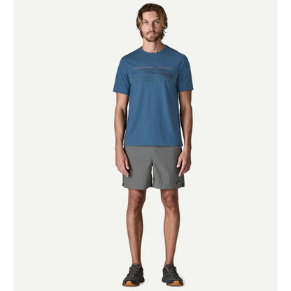 Patagonia M Cap Cool Trail Shirt - Stratapeaks aquatic blue Herren T-Shirt