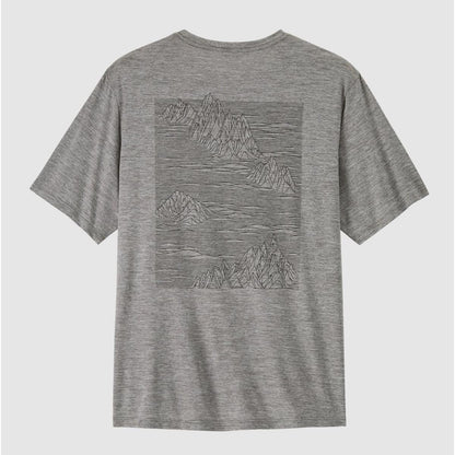Patagonia M Cap Cool Daily Shirt - Strataspire feather grey Herren T-Shirt