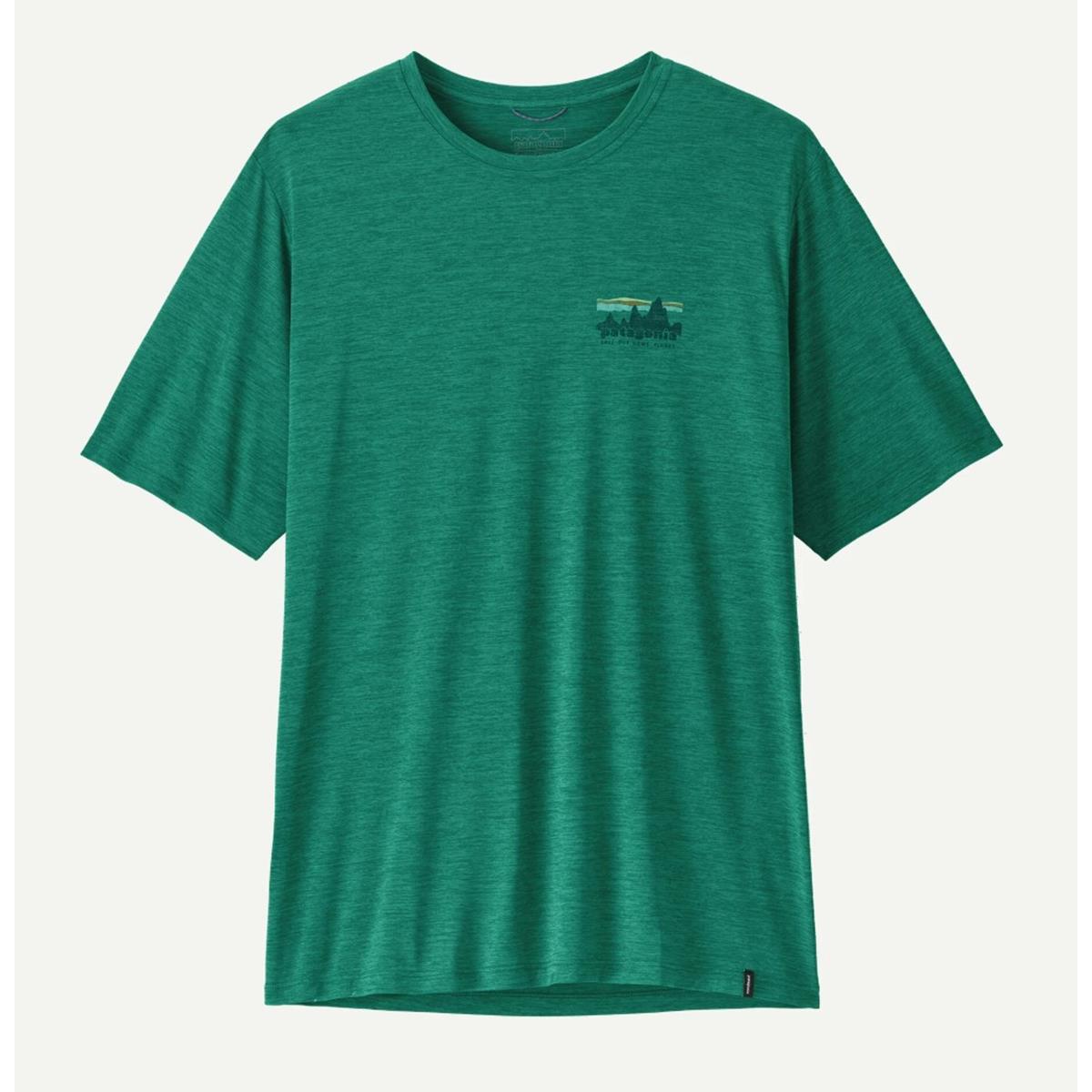 Patagonia M Cap Cool Daily Shirt `73 Skyline light gem green Herren T-Shirt