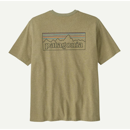Patagonia M P-6 Responsibili outline gumtree green Herren T-Shirt