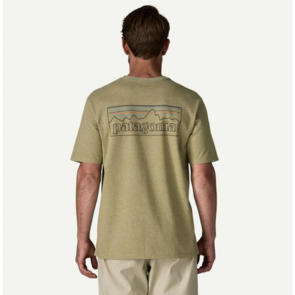 Patagonia M P-6 Responsibili outline gumtree green Herren T-Shirt