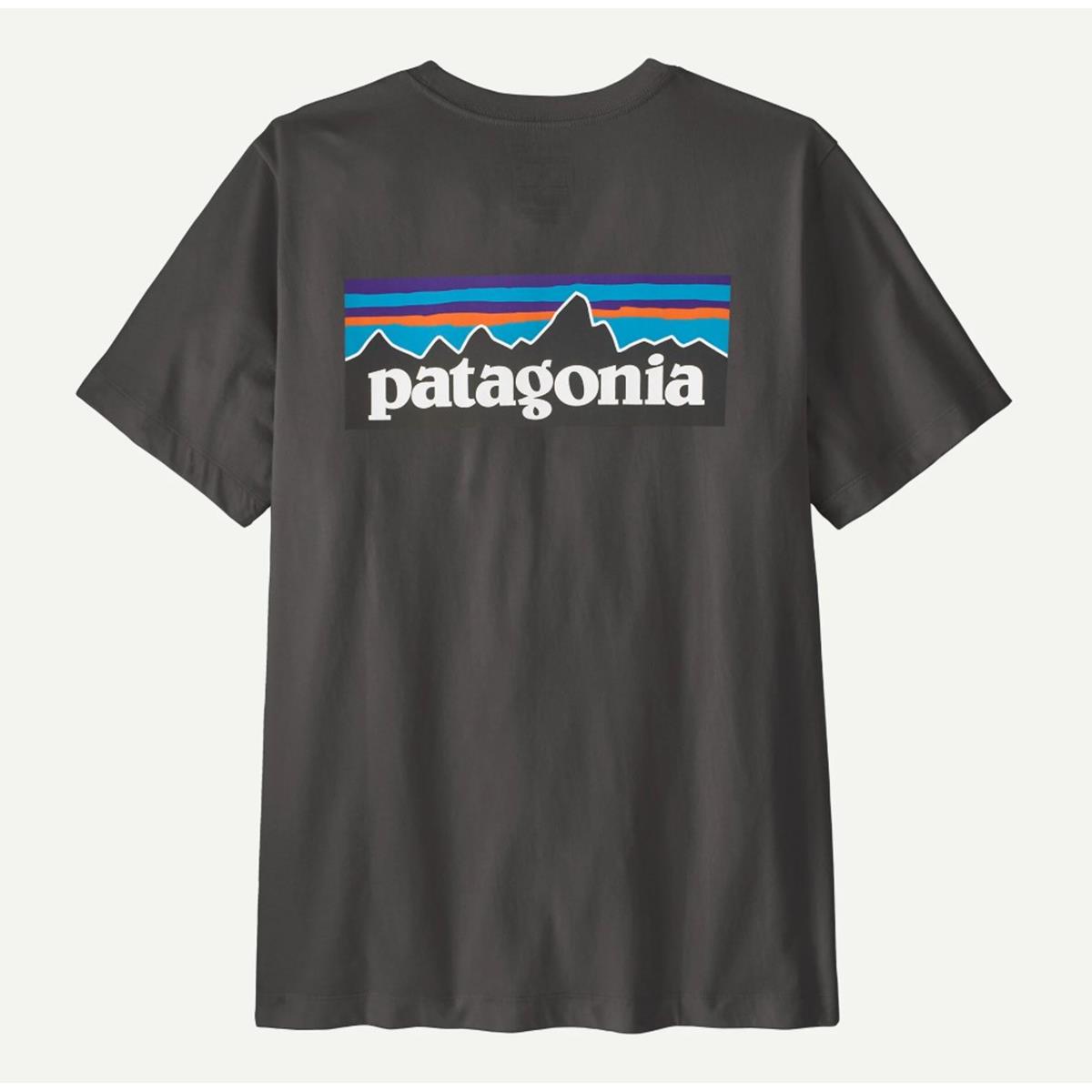 Patagonia M P-6 Logo ink black Herren T-Shirt