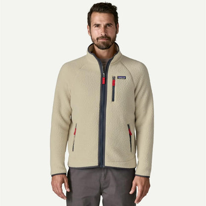Patagonia M Retro Pile Jacket pelican W/ smolder blue Herren Fleecejacke