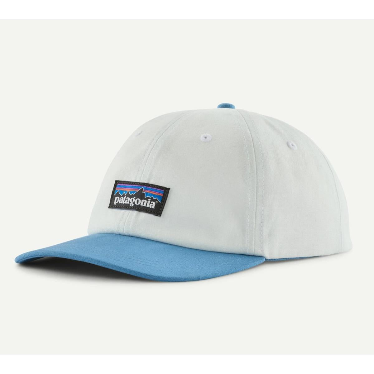 Patagonia P-6 Label Trad birch white w/shore Cap