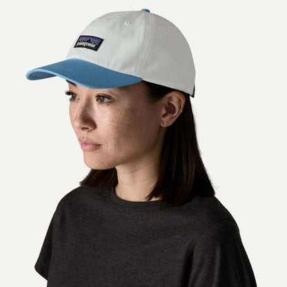 Patagonia P-6 Label Trad birch white w/shore Cap