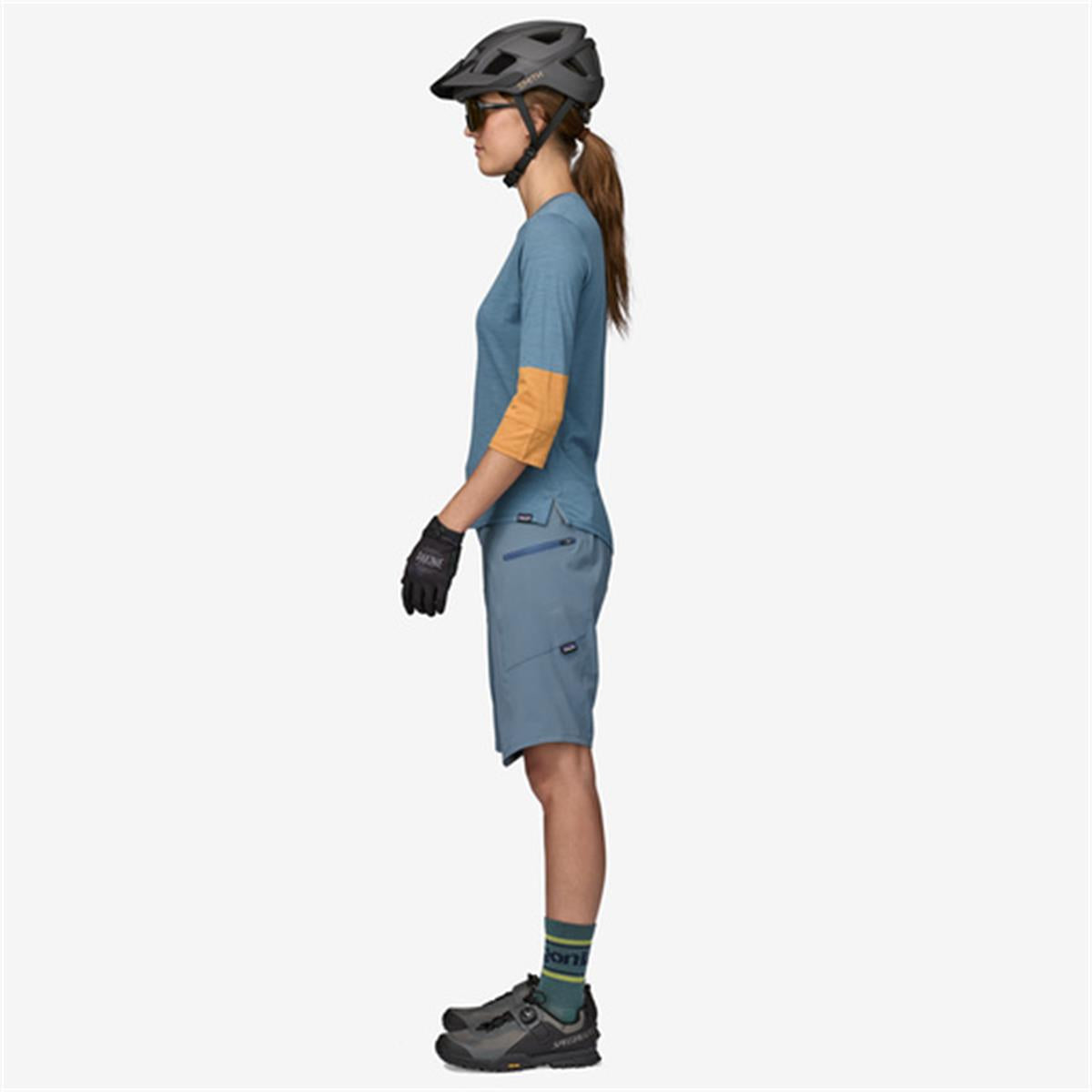 Patagonia Women's Dirt Craft Bike Shorts utility blue, image 5 of 5