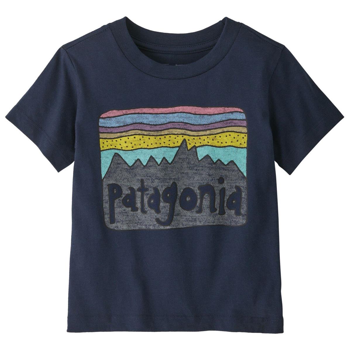 Patagonia Baby Fitz Roy Skies T-Shirt New Navy