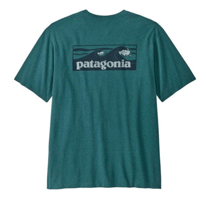 Patagonia Men's Boardshort Logo Pocket Responsibili-Tee Wetland Blue