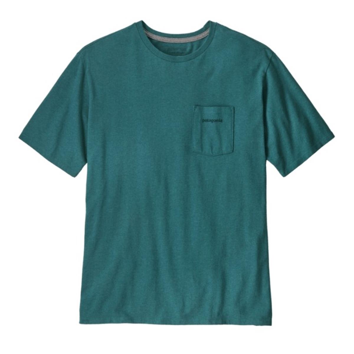 Patagonia Men's Boardshort Logo Pocket Responsibili-Tee Wetland Blue