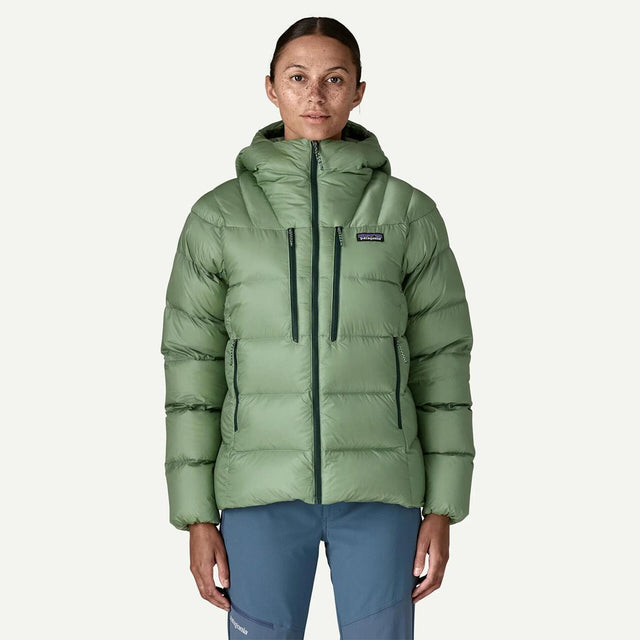 Patagonia Damen Fitz Roy Down Hoody Ellwood Green